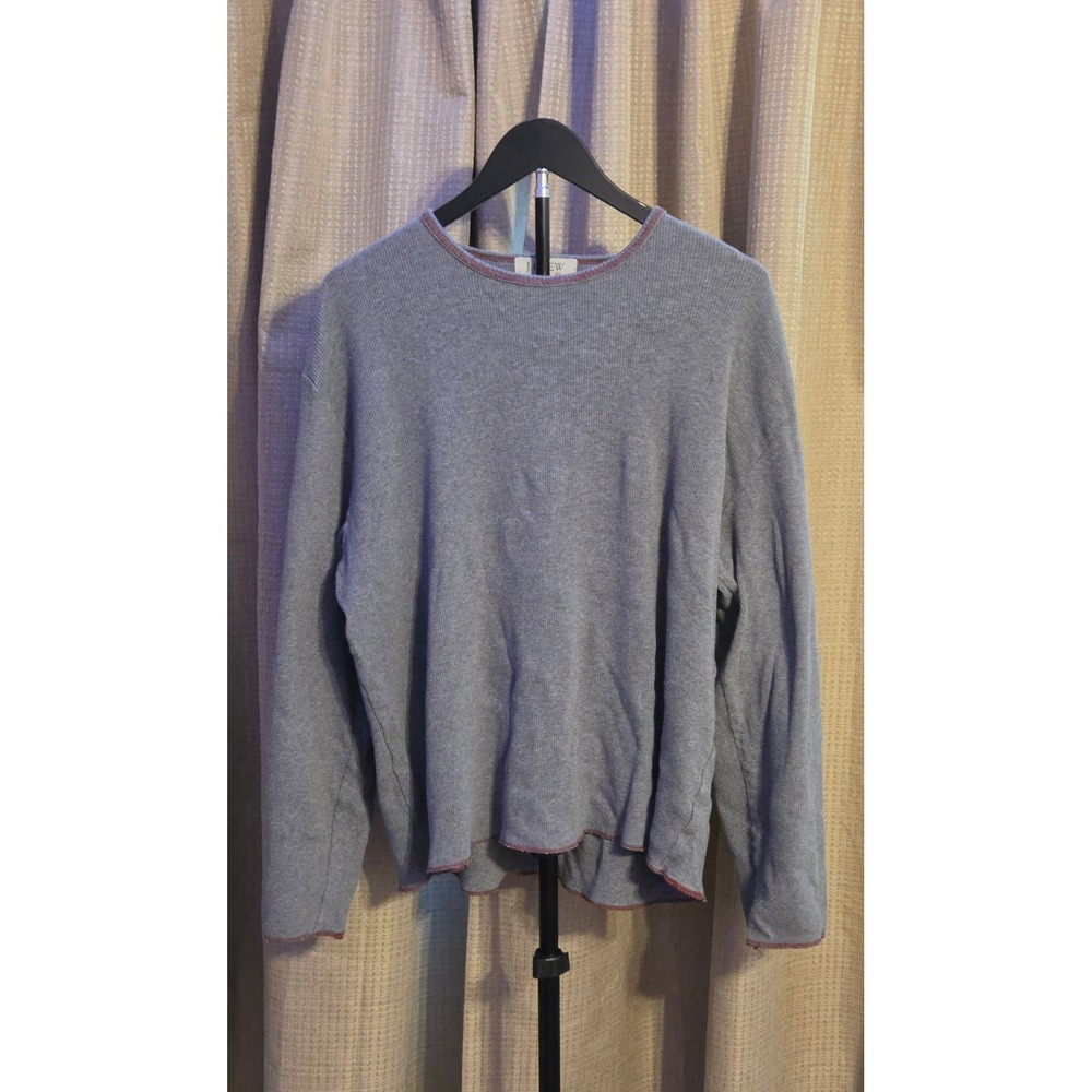 J.Crew Long‎ Sleeve T-Shirt Womens Size XXL Gray